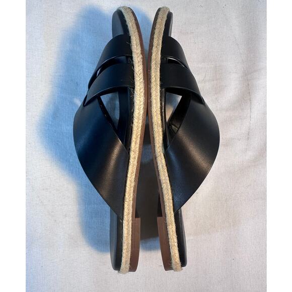 Cole Haan Women's sz 6 Florens Cross Strap Espadrille Slide Sandals - Picture 4 of 8